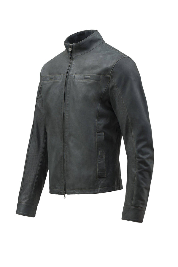 Luxuriöse Leder-Motorradjacke Scrambler Cognac II Luxuriöse Leder-Motorradjacke Scrambler Cognac II