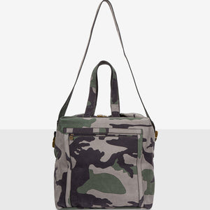 SQUARE MEDIUM BAG CAMOU - Matchless London | The Innovator since 1899