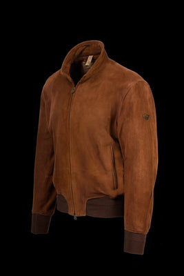 Craig Bomber Blouson leder Jacke von Matchless London - chocolate brown