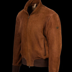 Craig Bomber Blouson leder Jacke von Matchless London - chocolate brown