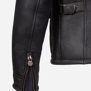 FULHAM SHEARLING JACKET MAN BLACK - Matchless London | The Innovator since 1899