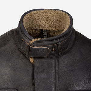 FULHAM SHEARLING JACKET MAN BLACK - Matchless London | The Innovator since 1899