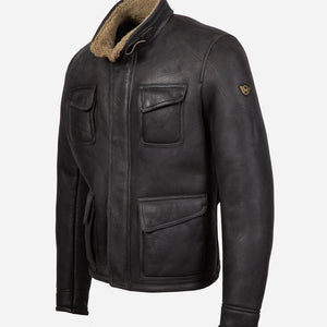 FULHAM SHEARLING JACKET MAN BLACK - Matchless London | The Innovator since 1899