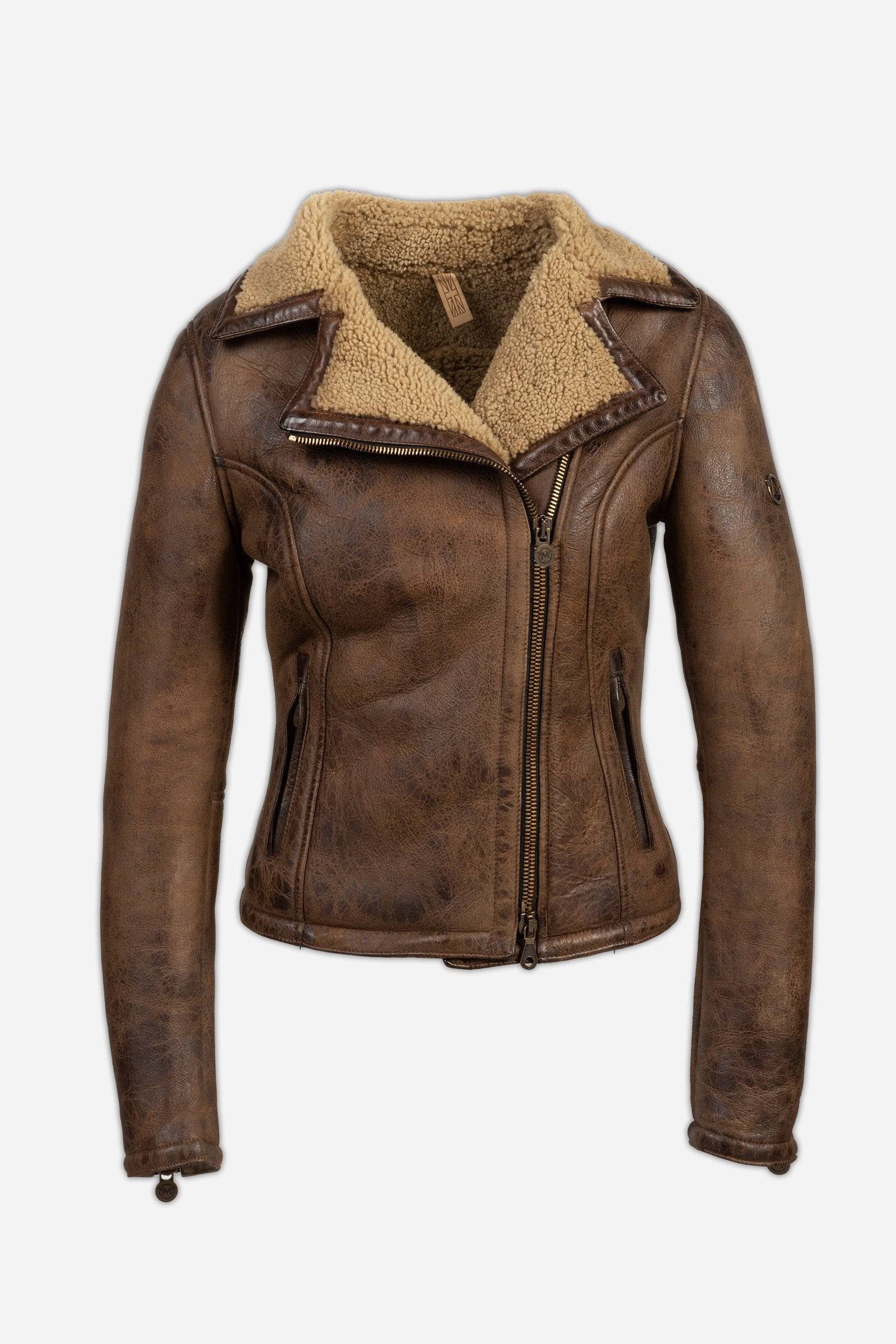 NEW KATE SHEARLING BLOUSON LADY - Matchless London | The Innovator since 1899 - leather jackets handmade in Italy - matchless.de