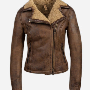 NEW KATE SHEARLING BLOUSON LADY - Matchless London | The Innovator since 1899 - leather jackets handmade in Italy - matchless.de